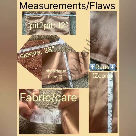 Oh Polly Geneva Nude Mini Dress w/ Embellished Sleeves - Beaded, strappy, flirty - Picture 9 of 9